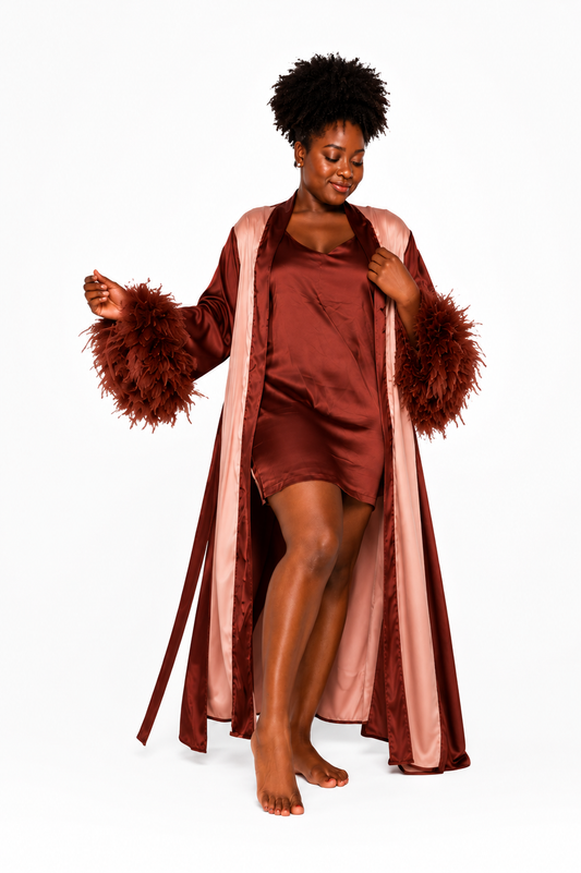 Luxury Silk Robe: Cloud Collection Robe