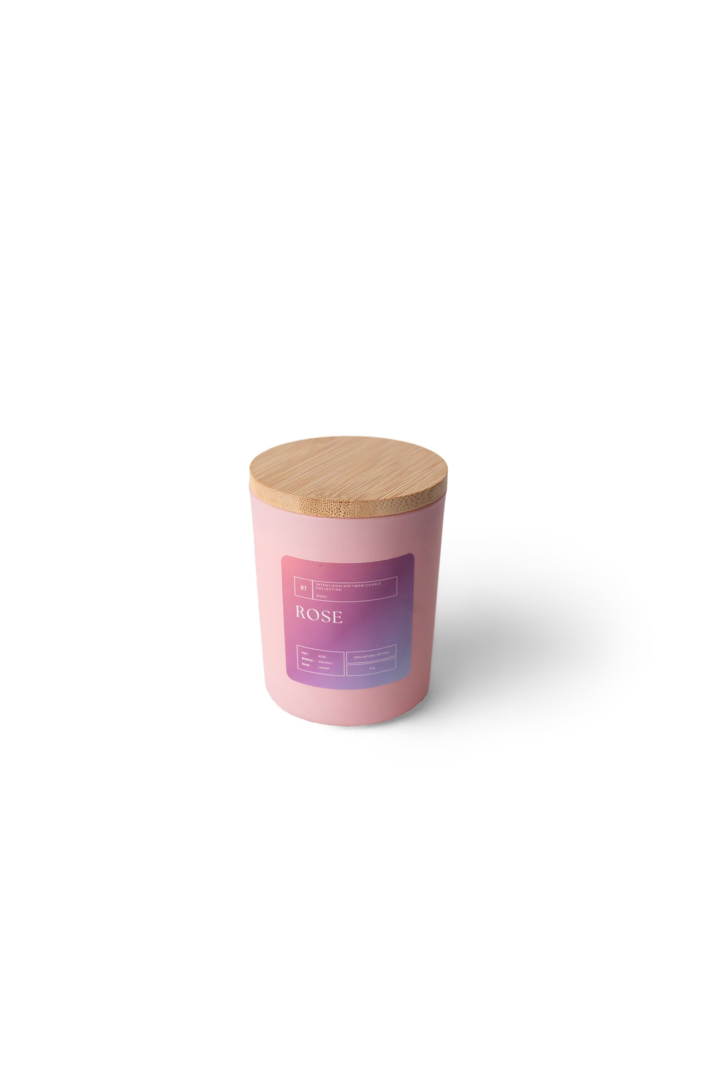 Rose & Coconut Candle